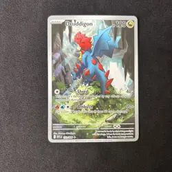 2025 Pokemon White Flare Druddigon Illustration Rare #151/086 NEAR MINT - Image 1