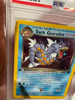 PSA 9 Pokemon Dark Gyarados Holo 1st Edition Ed Team Rocket 2000 #8 - Image 3