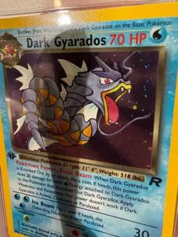 PSA 9 Pokemon Dark Gyarados Holo 1st Edition Ed Team Rocket 2000 #8 - Image 5