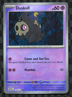 Duskull Poke Ball Holo 35/131 Pokemon TCG English Prismatic Evolutions NM - Image 1