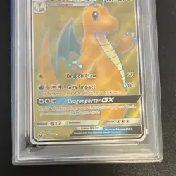 Pokemon Dragonite GX Full Art Ultra Rare Holo 67/70 Dragon Majesty PSA 10 2018 - Image 4