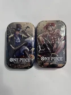 One Piece Tcg Tin Set of 2 OP-13 Volume 2 Bundle SEALED - Image 1