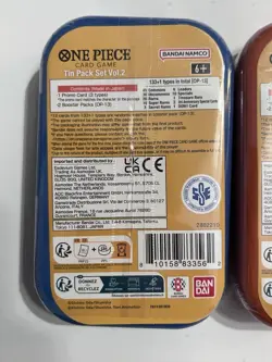 One Piece Tcg Tin Set of 2 OP-13 Volume 2 Bundle SEALED - Image 3
