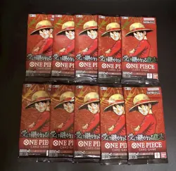 10PACKS OP-13 Carrying On His Will Booster Pack One Piece Japanese SEALED - Image 1