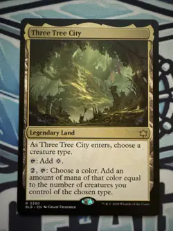 🌳 Three Tree City 🌳 0260 - Magic: The Gathering Bloomburrow NM Rare MTG Card - Image 1