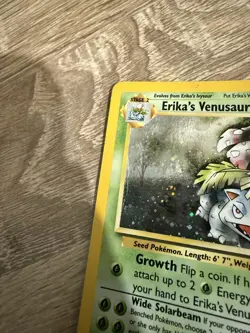 Erika’s Venusaur Holo 4/132 – Gym Challenge (2000) WOTC – Vintage Pokemon Card - Image 2
