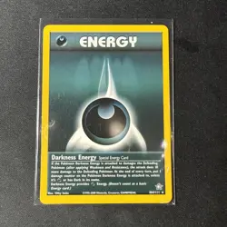 1st edition Pokemon DARKNESS ENERGY Card NEO GENESIS Set 104/111 ed Non-Holo NM - Image 1