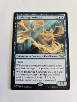Enduring Curiosity Duskmourn Magic mtg NM-Mint, English x1 - Image 1