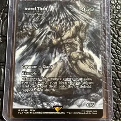 Astral Titan - Primeval Titan (Showcase) Final Fantasy: Through the Ages Regular - Image 1