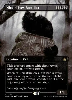 Foundations #321 Nine-Lives Familiar (Borderless) - Image 1