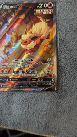Pokemon TCG Flareon v Sword & Shield SWSH179 Holo Promo Mint-Near Mint - Image 4