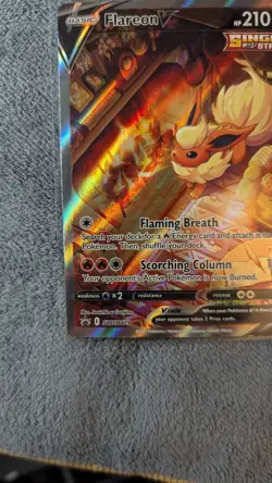 Pokemon TCG Flareon v Sword & Shield SWSH179 Holo Promo Mint-Near Mint - Image 5