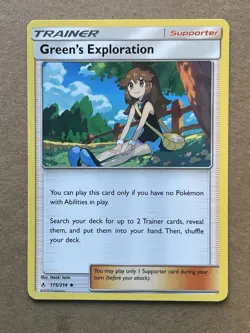 4x Green's Exploration (175/214) SM: Unbroken Bonds - NM - 2019 - Pokemon TCG - Image 2