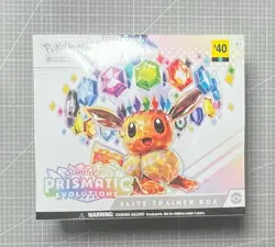 Pokemon TCG Prismatic Evolutions ETB Elite Trainer Box Brand New Factory Sealed - Image 1