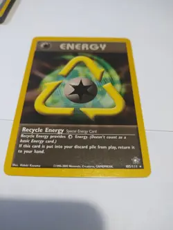 Recycle Energy 105/111 Neo Genesis, Edition Rare, Pokemon - Image 1