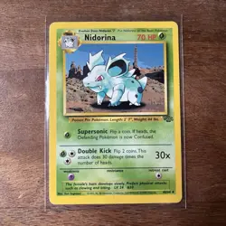 1999 Pokemon Nidorina 40/64 Jungle Regular LP - Image 1