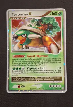 Torterra Lv. X 122/130 Diamond & Pearl 2007 Holo Rare Pokemon TCG MP - Image 1