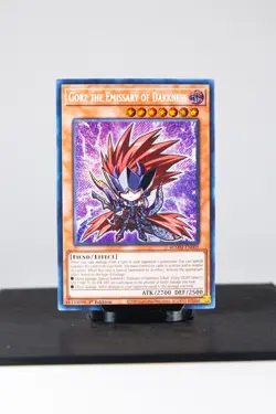 Yugioh! NM Gorz the Emissary of Darkness BLMM-EN005 - Secret Rare - 1st Edition - Image 1