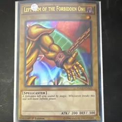 Konami Yu-Gi-Oh! Exodia Forbidden One 1st Edition YGLD Complete 5-Card Set (NM) - Image 4