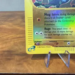 Pokemon TCG Mankey Reverse Holo Card 92/147 E Series Aquapolis - Image 5