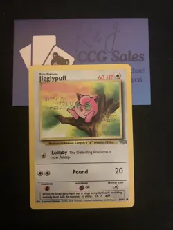 Jigglypuff 54/64 Jungle Set Original NEAR MINT WOTC Pokemon Card - Image 1