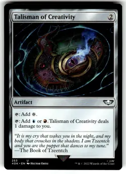 Talisman of Creativity Universes Beyond: Warhammer 40000 Regular MTG NM - Image 1