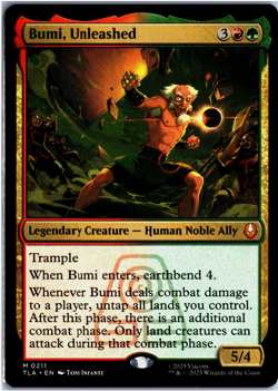 Bumi, Unleashed (211) - Normal - Avatar: The Last Airbender (TLA) - NM - Image 1