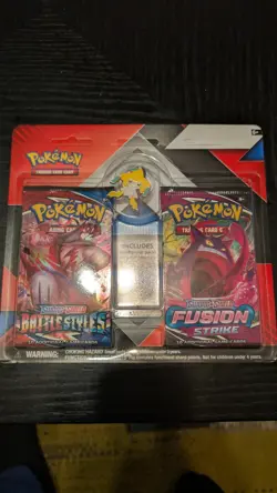 Pokemon TCG: Sword & Shield - Jirachi - Booster Pack Blister & Collector's Pin - Image 1