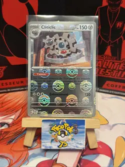 Carte Pokemon CLITICLIC 063/086 REVERSE POKEBALL EV10.5 BLK FR NEUF - Image 1
