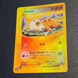 Pokemon TCG Cubone 103/165 Expedition Base Set Reverse Holo - Image 1