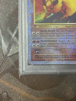 POKEMON PSA 9 FLAREON LEGENDARY COLLECTION 10/110 REVERSE HOLO - NM-MT - Image 3