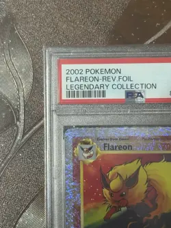 POKEMON PSA 9 FLAREON LEGENDARY COLLECTION 10/110 REVERSE HOLO - NM-MT - Image 4