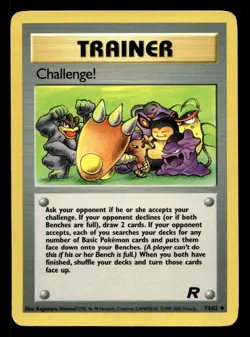 Challenge! 74/82 Uncommon Team Rocket WOTC Pokemon MP - Image 1