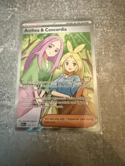 Anthea and Concordia 254/217 Ascended Heroes Pokemon TCG Full Art Trainer - Image 1