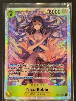 Nico Robin (055) EB03-055 Extra Booster: One Piece Heroines Edition Foil - Image 1