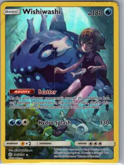 Wishiwashi (Secret) 240/236 SM - Cosmic Eclipse - Pokemon Card - LP - Image 1