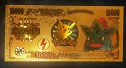 Pokemon Cards Set collection IVYSAUR Gold Foil banknotes Japan - Image 1