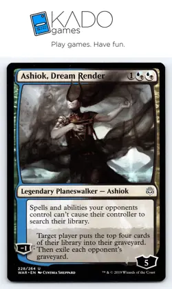 War of the Spark #228 Ashiok, Dream Render - Image 1