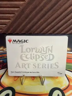 Sun-Dappled Celebrant Gold-Stamped Signature Art Series: Lorwyn Eclipsed Regular - Image 2