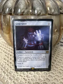 MTG - Genji Glove - Rare Regular #258 - Final Fantasy NM - Image 1
