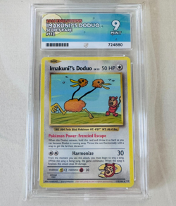 ImakuniU's Doduo 112/108 Pokemon 2016 Evolutions ACE Graded 9 Mint Secret Rare - Image 1