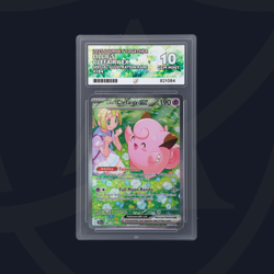2025 Pokemon Lilie's Clefairy Ex #184 Special Illustration Rare ACE 10 - Image 1