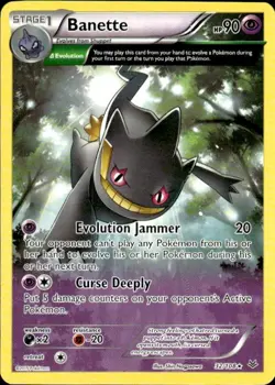 Pokemon Banette (32 Delta) XY - Roaring Skies 32/108 Light Play LP+ or Better - Image 1