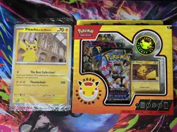 POKEMON DAY 2026 COLLECTION + PIKACHU NATURAL HISTORY MUSEUM PROMO CARD - NEW - Image 1