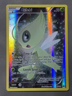 Pokemon Celebi XY111 Black Star Promo Full Art Holo LP/NM - Image 1