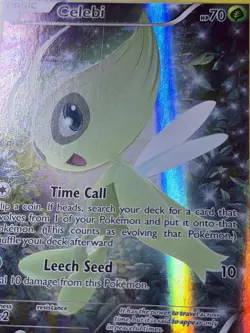 Pokemon Celebi XY111 Black Star Promo Full Art Holo LP/NM - Image 2