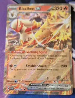 Pokemon Blaziken ex 024/159 SV09: Journey Together Holo Double Rare NM-Mint TCG - Image 1