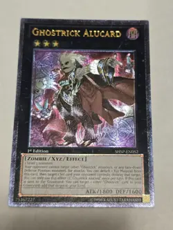 🔥 Yugioh - Ghostrick Alucard SHSP-EN052 1st Super Rare NM/M!! WOW!! - Image 1