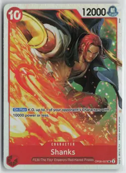 One Piece TCG Shanks SR OP06-007 Wings of the Captain English - Image 1