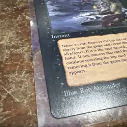 MTG Magic the Gathering Demonic Consultation Card, Ice Age Edition - Image 2